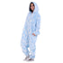 Snuggs Blanket Onesie Light Blue Snowflakes
